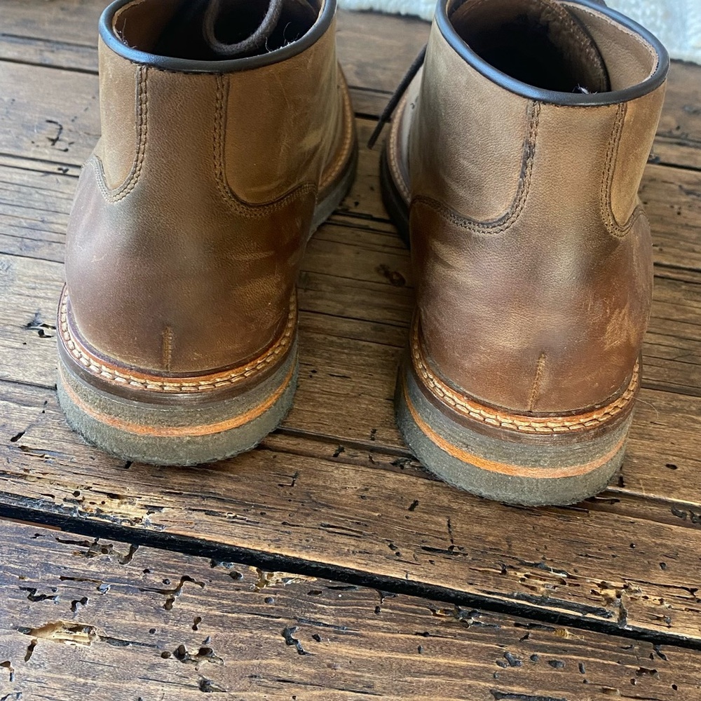 Johnston & Murphy Tan Brown Leather Chukka Boots - Picture 4 of 7